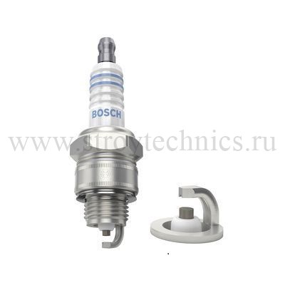 Свеча BOSCH WR8BC+ ГАЗ 31029, 3302 дв.402 (0.8) (шт)