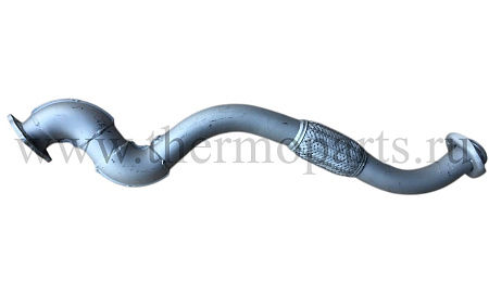 Труба приемная с металлорукавом в сборе (под датчик) ПАЗ-320402-14