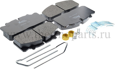 Колодки тормозные ГАЗон Next, ПАЗ Вектор Next передние/задние (4шт.) MEGAPOWER