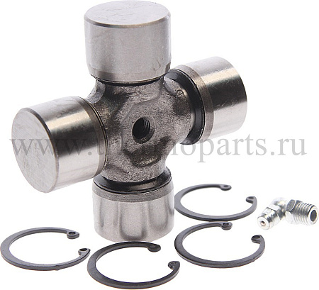 Крестовина УАЗ вала карданного с масленкой и стопорными кольцами d=29мм (ОАО УАЗ)
