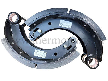 Колодки тормозные ПАЗ-4230, 4234 (2шт.) комплект на колесо мост КААЗ BRAKE BLOCKS