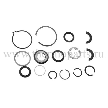 Ремкомплект ГАЗ-3110, 3302 КПП вала вторичного (шайбы, стопорные кольца) АККОМ