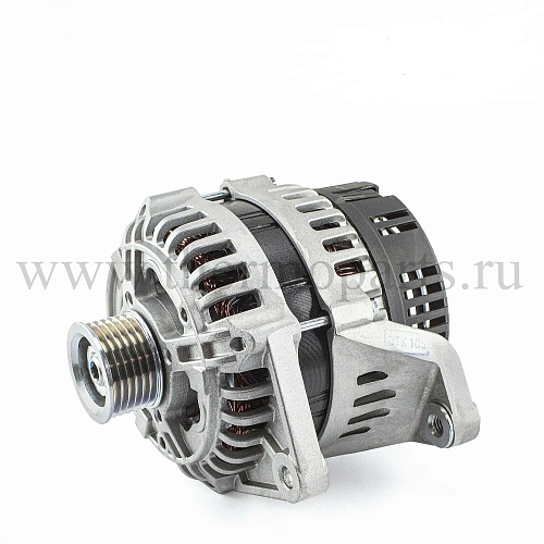 Генератор ГАЗ-3302, УАЗ дв.УМЗ-4216, EvoTech 2.7 14В 120А поликлиновой, двупиновый разъем ELTRA