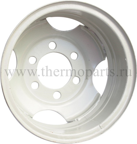 Диск колесный ГАЗ-3307, 3309 ПАЗ-3205 (6 шпилек) без кольца серый