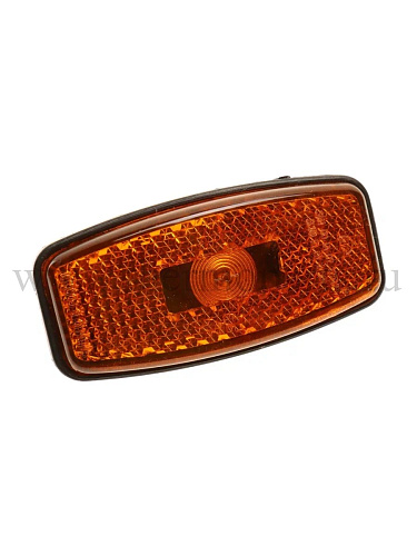 Фонарь габаритный ГАЗ, ПАЗ, КАМАЗ, МАЗ (оранжевый 12/24V, AMP) АВТОСФЕРА