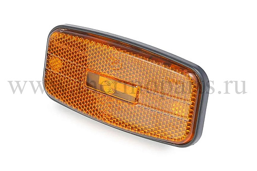 Фонарь габаритный ГАЗ, ПАЗ, КАМАЗ, МАЗ (оранжевый 12/24V, AMP) АТК