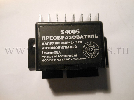 Преобразователь напряжения 24/12