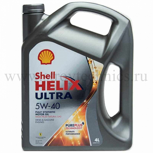 Масло моторное SHELL HELIX ULTRA I 5W40 SN/CF синтетика 4л.