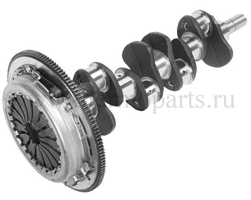 Вал коленчатый а/м 2410, 3110 с маховиком и корзиной