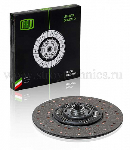 Диск сцепления ведомый для а/м ГАЗ 33106 дв.Cummins 3.8 TRIALLI