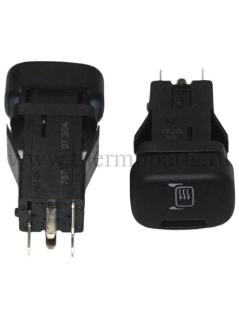 Кнопка обогрева зеркал заднего вида ПАЗ-3204 (758.3710-01.15/994.3710-07.30)