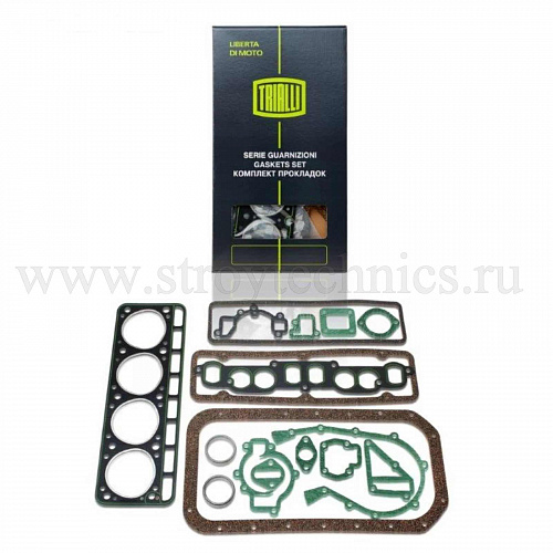 Комплект прокладок двигателя для а/м ГАЗ 2410 дв. 402 (d-92,0) (к-кт 17 шт) TRIALLI