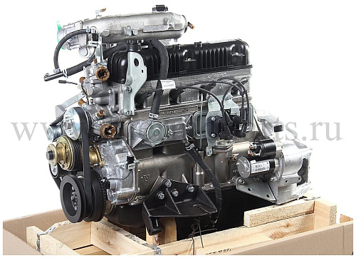 Двигатель УМЗ-42164 ГАЗ-3302 Бизнес, ЕВРО-4, под ГУР без компенсаторов (чугунный блок) (ОАО УМЗ)
