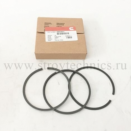 Кольца поршневые КАМАЗ, ПАЗ дв.CUMMINS ISF3.8, 4BT.6BT.QSB 5.9 d=102.0 комплект на поршень MOVELEX