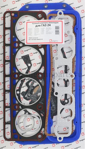 Прокладка двигателя ЗМЗ-402 полный комплект силикон Люкс КВАДРАТИС