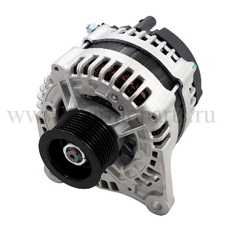 Генератор для а/м ГАЗ 3302 дв. Cummins 2.8 (120A с/обр.) Прамо (под фишку)