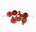Комплект прокладок клапанной крышки ГАЗ 3302, 3110 дв. 406 (красный) ЯРТИ