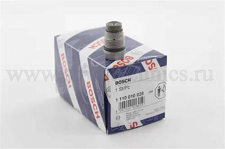 Клапан редукционный топливопровода для а/м ГАЗ 3302, 33106 дв.Cummins ЕВРО-3 BOSCH