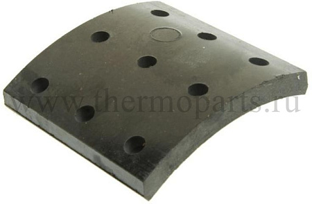 Накладка тормозная 180 мм (ТИИР, сверл.)