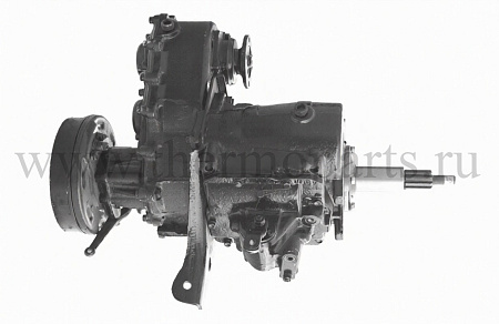 КПП УАЗ-452, 3741, 3303, 2206 с раздат.коробкой и ст. торм. в сборе(вал перв.d=29мм)