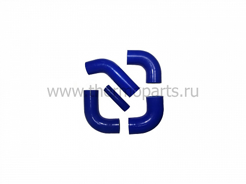 Патрубок радиатора для а/м ГАЗ 3302 дв.405 ЕВРО-3 (к-кт 5шт.) CARUM (силикон)