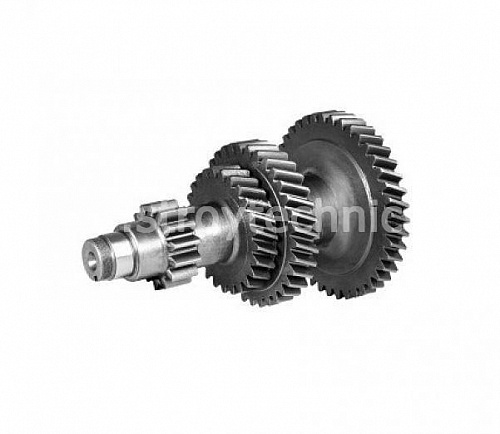 Блок шестерен КПП ГАЗ-53, 3307 вала промежуточного под гайку (ОАО ГАЗ)