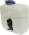 Бачок омывателя ГАЗ-2705, 3302 2.4л 12V с насосом в сборе (крышка без резьбы) ТЕХНОПЛАСТ