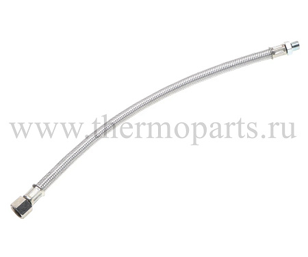 Шланг тормозной ГАЗ-3310 Валдай, ГАЗон Next передний (гайка-штуцер М20хМ16) L=500мм в мет.оплетке КМД