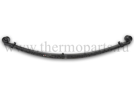 Рессора ГАЗ-3221, 3302, 2705 задняя (3 листа) с хомутами под болт с с/б L=1566мм ЧМЗ