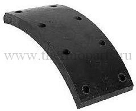 Накладка тормозная 100 мм (ТИИР, сверл.)