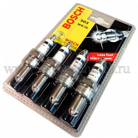 Свеча BOSCH 503 WR 78 (комплект - 4 шт.)
