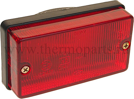 Фонарь габаритный задний малый красный