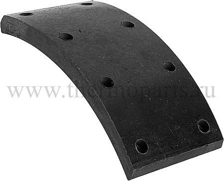 Накладка тормозная 100 мм (8шт., сверл., расточ.)